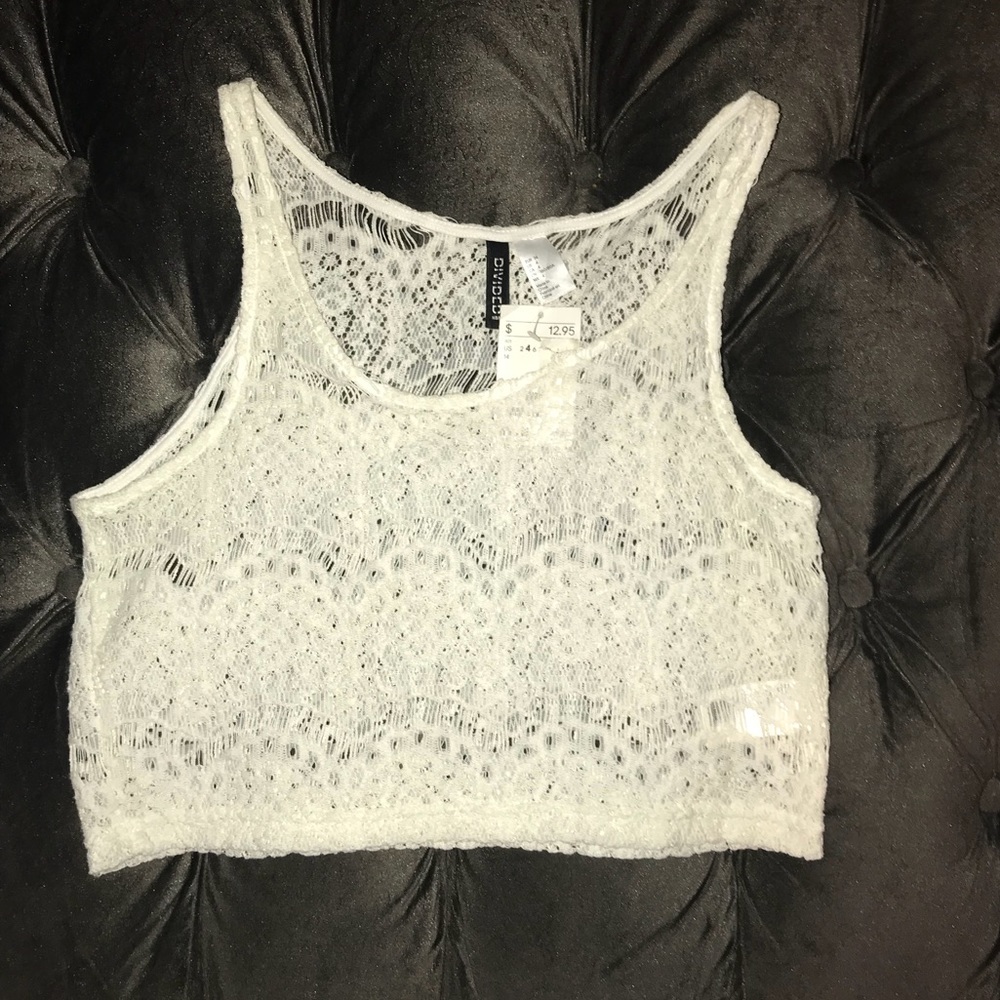 NWT H&M Lace Crop Top